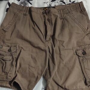 Lee Men's Tan Cargo Shorts